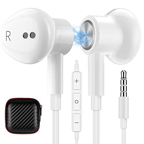 Magnetic Earbuds with Mic for Google, Samsung, iPhone, Moto