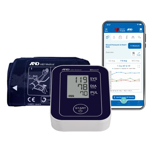 A&D Medical Bluetooth Blood Pressure Monitor