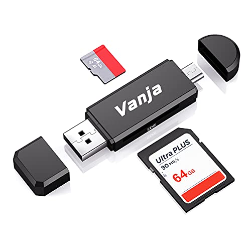 Vanja SD Card Reader: Micro SD to USB OTG Adapter
