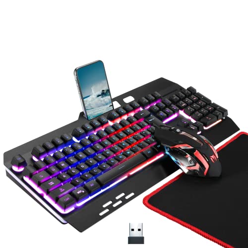 Rechargeable RGB Gaming Keyboard and Mouse