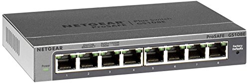 NETGEAR 8-Port Gigabit Ethernet Plus Switch