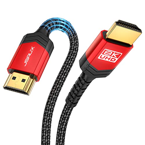 JSAUX 8K Long HDMI Cable 25FT - High-Speed Cord for Ultimate Video and Audio Performance