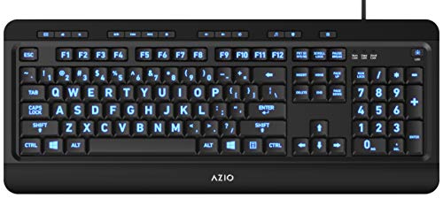 Azio Large Print Keyboard