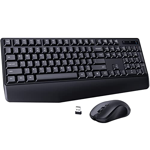 Ergonomic Wireless Keyboard and Mouse Combo