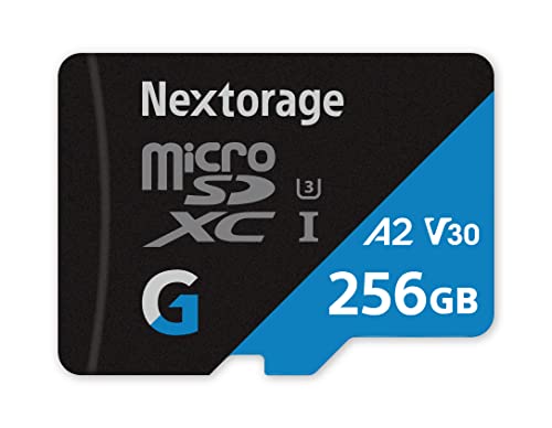 Nextorage 256GB A2 V30 Micro SD Card