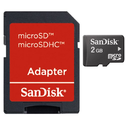 SanDisk 2GB MicroSDHC Flash Memory Card