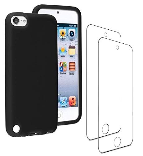 JNSA Black Silicone Soft Case for New iPod Touch