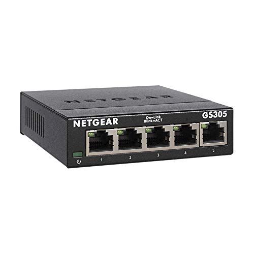 NETGEAR GS305 - 5-Port Gigabit Ethernet Unmanaged Switch