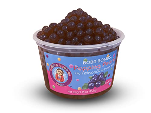 Buddha Bubbles Boba - Blueberry Popping/Bursting Boba Pearls