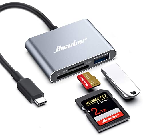 Hicober USB C to SD Card Reader