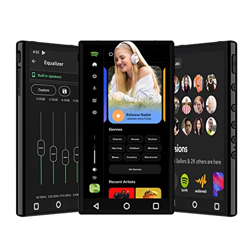 Versatile 80GB MP3 Player with Bluetooth and WiFi