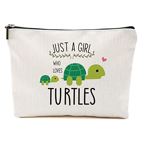 Turtle Makeup Bag - Sea Turtle Gifts for Turtle Lovers