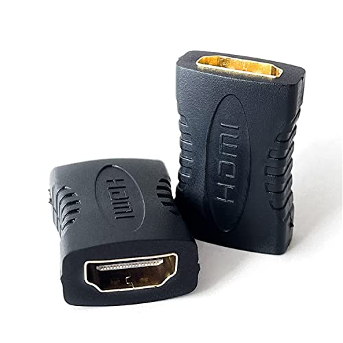 2 Pack HDMI Adapter Female to Female HDMI Connector Coupler