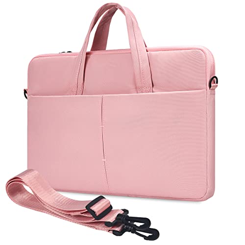 13.3 14 Inch Laptop Shoulder Bag Carrying Sleeve, Pink