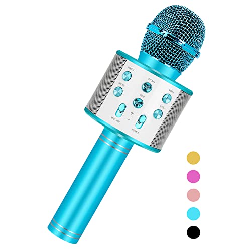 Niskite Karaoke Microphone - Portable Bluetooth Microphone for Singing