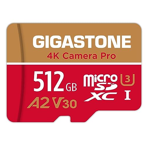 [5-Yrs Free Data Recovery] Gigastone 512GB Micro SD Card