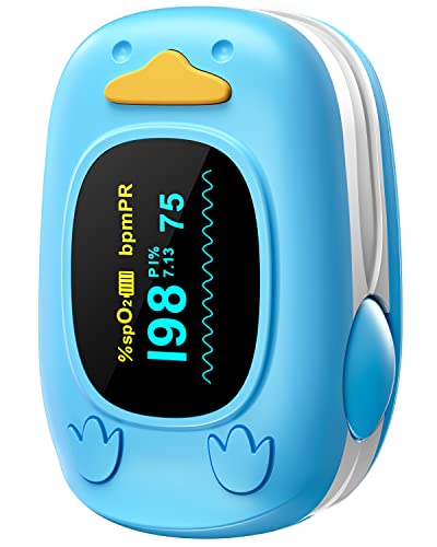 Child Pulse Oximeter with OLED Screen and Portable Design