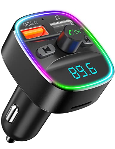 Nulaxy QC3.0 Bluetooth FM Transmitter for Car
