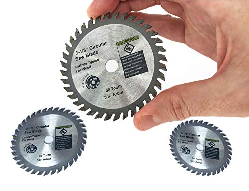 3 Pack Carbide Saw Blade for TruePower Mini-Miter Saw