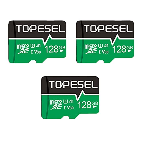 TOPESEL 128GB Micro SD Card 3 Pack