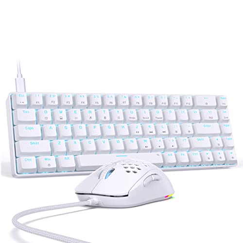 DIERYA X TMKB Wired 60 Percent Mechanical Gaming Keyboard and Mouse