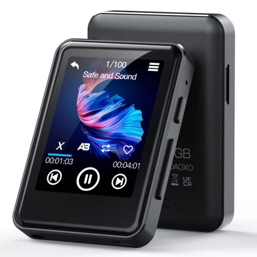 ZOOAOXO Bluetooth MP3 Player 64GB - Versatile and Affordable Portable Music Player with Speaker