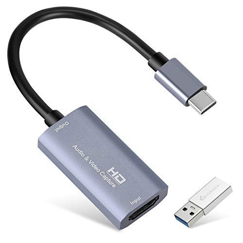 Guermok USB 3.0 HDMI to USB C Audio Capture Card