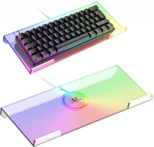 SELORSS RGB Acrylic Tilted Keyboard Holder