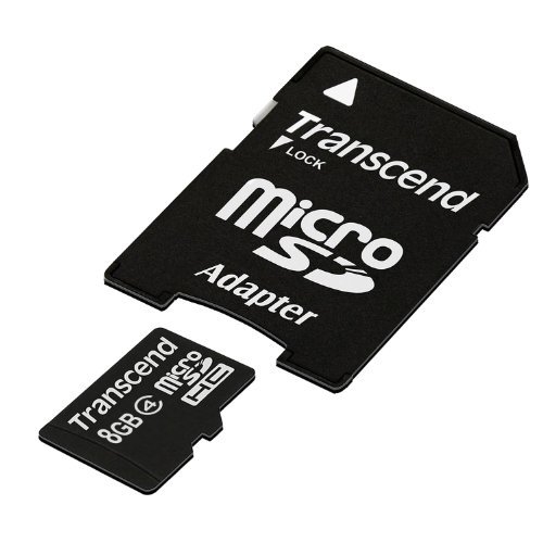 Transcend 8GB microSDHC Class 4 Card