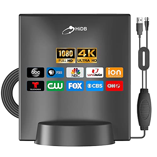 Indoor HD TV Antenna with Signal Booster