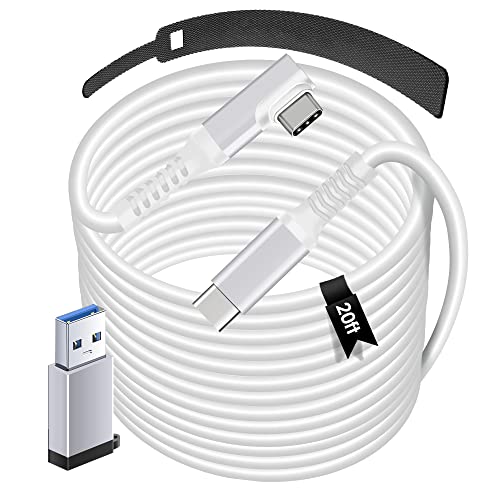 Kopatesun Oculus Quest Cable 2 - 20FT USB 3.0 Type C to C
