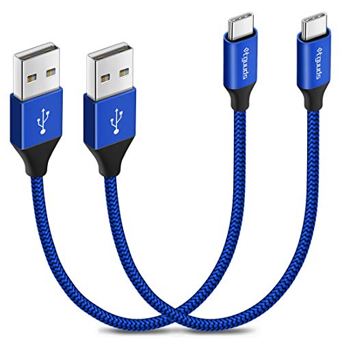 etguuds USB Type C Cable - 2-Pack Fast Charging Nylon Braided Charger Cord