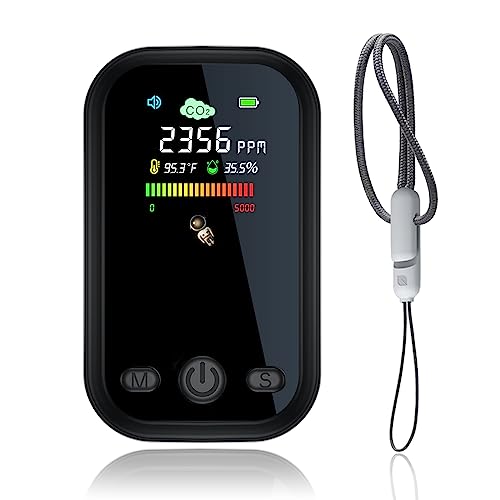 Mini CO2 Detector with Temperature & Humidity Meter