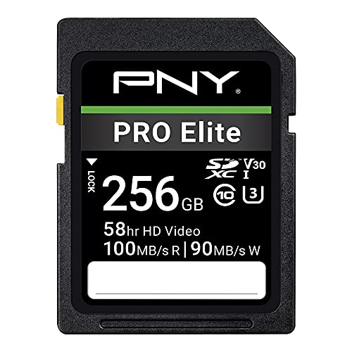 PNY 256GB PRO Elite SDXC Flash Memory Card
