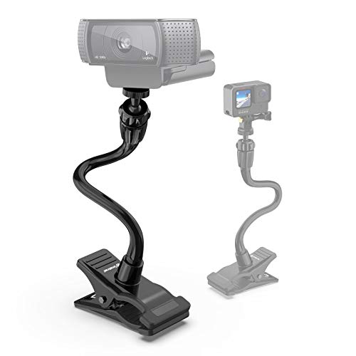 Adjustable Jaws Flex Clamp for Logitech Webcam & GoPro