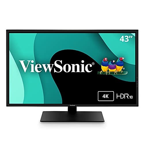 ViewSonic 43 Inch Ultra HD MVA 4K Monitor