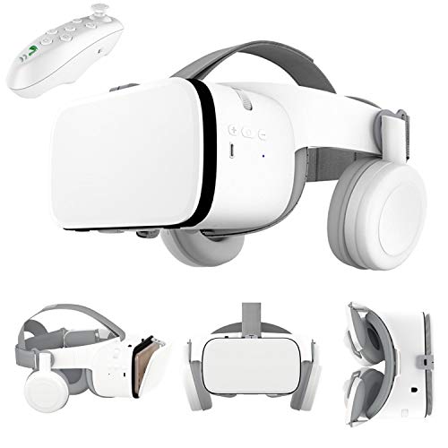 VR Virtual Reality Headset with Bluetooth Headphone