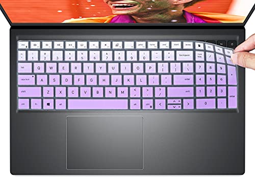 Dell Laptop Keyboard Cover - Ombre Purple