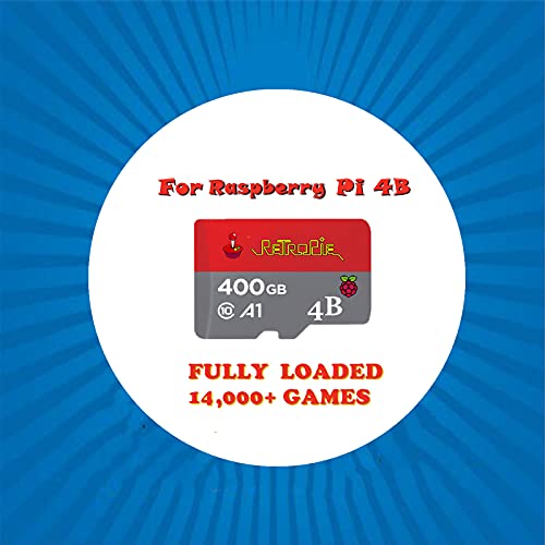 Retropie 400 GB SD Card - Raspberry Pi 4 Plug & Play
