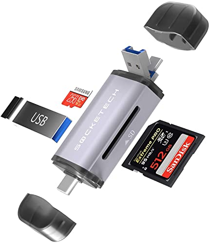 SockeTech 3-in-1 Memory Card USB 3.0 Reader