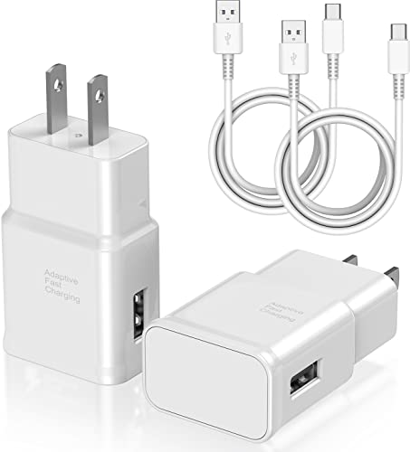 Fast Charging USB C Charger with 2 Pack Wall Charger Block & 6ft Charge Cable