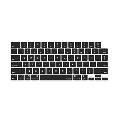 MOSISO Keyboard Cover for MacBook Air/Pro (Black)