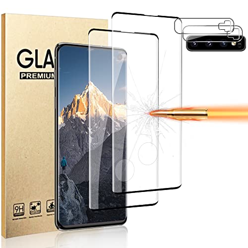 [2+2 Pack] Galaxy S10 Screen Protector
