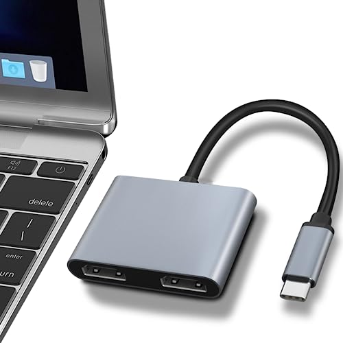 YAYIET Dual Monitor Adapter - Enhance Productivity with Seamless Connectivity