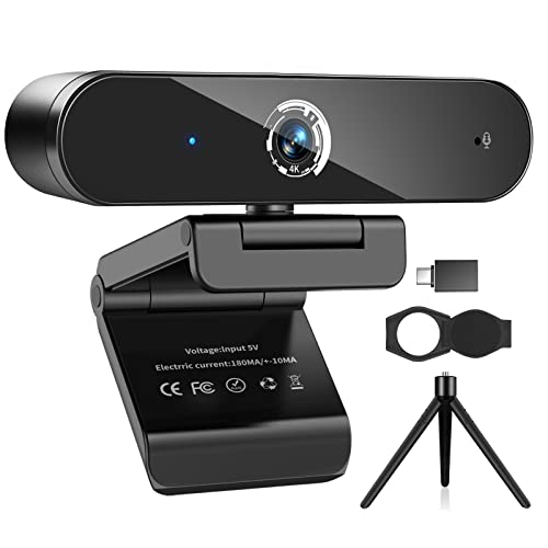 Nisheng 4K Webcam with Microphone