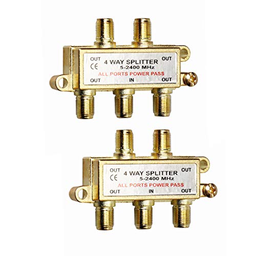 WEVZENEY Coaxial Cable Splitter
