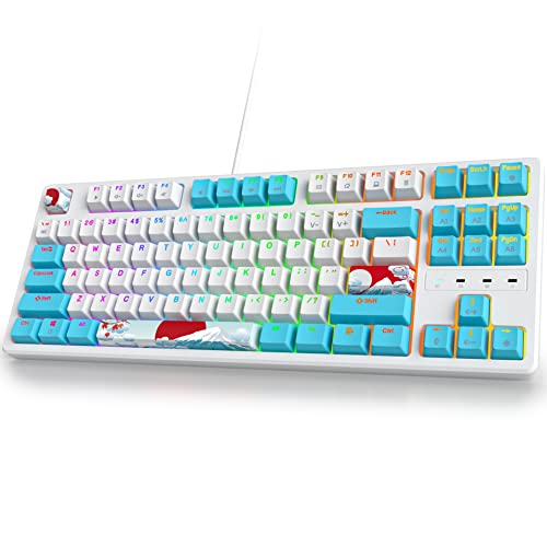 87 Keys RGB Backlit Gaming Keyboard