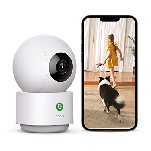 2K Indoor, aosu Baby Monitor Pet Camera - Complete Home Security Solution