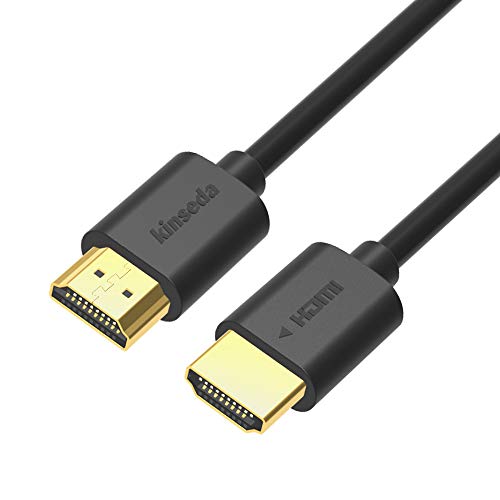 kinseda 4K HDMI Cable 8ft - High Speed 18Gbps HDMI 2.0 Cord