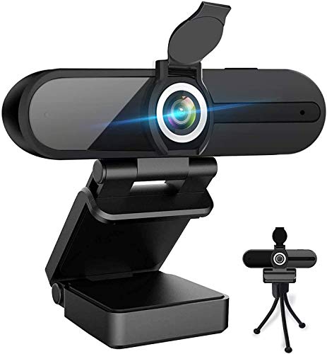 4K Webcam with Microphone and Tripod
